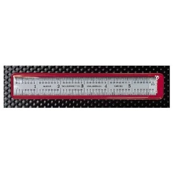 12" Steel Rule 5R Grad, Full-F