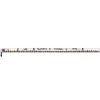 6" Narrow Hook Rule, No. 10 Gr