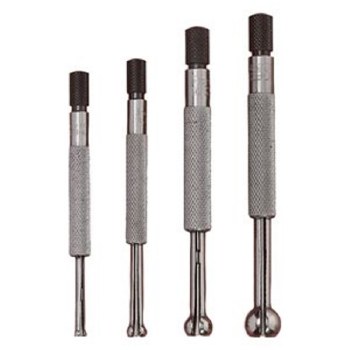 4 pc Hole Gages Set, Half Ball