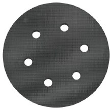 6", 6 Hole Hook and Loop Pad