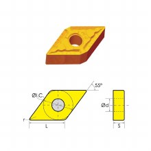 DNMG-332-PM COATED CARBIDE INS