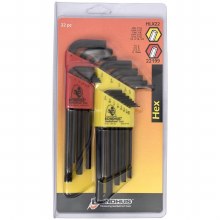 22PC HEX END INCH & MET LONG