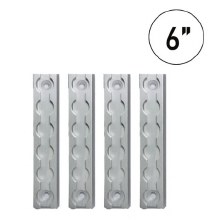 4pc x 6" ALUM LOGISTIC TRACK