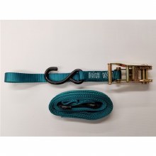 1"X9' TEAL RAT STRP, 2 S HKS