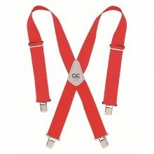 RED WORK SUSPENDERS