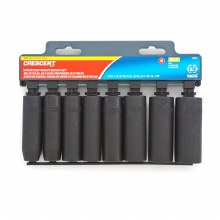8PC 1/2" DR DEEP IMPACT SAE SOCKET SET