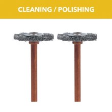 3/4" Stainless Stl Brushes 2pk