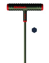 3/32" T-HANDLE HEX KEY, 9"