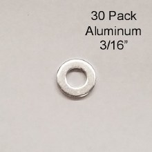 30PK ALUM WASHER 3/16"