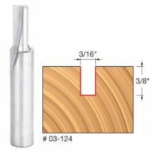 3/16" x 3/8" SINGLE FLUTE BIT