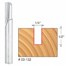 1/4" x 1/2" SINGLE FLUTE BIT