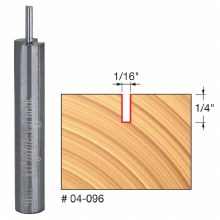 1/16" x 1/4" TWO FLUTE BIT