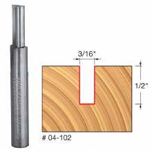 3/16" x 1/2" TWO FLUTE BIT