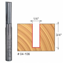 1/4" x 3/4" TWO FLUTE BIT