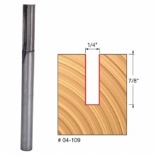 1/4" x 7/8" TWO FLUTE BIT