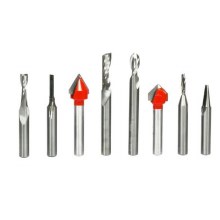 8PC GEN PURPOSE CNC BIT SET