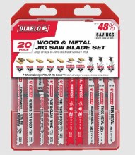 20 pc T-Shk Jig Saw Blade Set