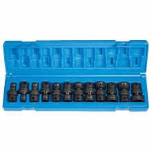 3/8" DRIVE 12PC STANDARD UNIVERSAL SAE 6POINT