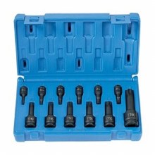 12PC 1/4-3/8-1/2" TAMPER TORX