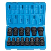 1/2" DRIVE 14PC STANDARD UNIVERSAL SAE 6POINT