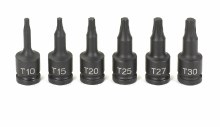 1/4" DRIVE TORX SET T10 TO T30