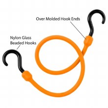 12" RED HD CORD, NYLON HOOKS