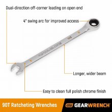 24mm 90T 12PT RATCHET COMBO WR