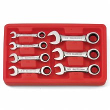 7PC STUBBY GEAR WRENCH 3/8"-3/4" SAE SET
