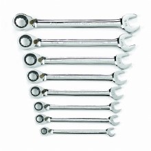 8PC REVERSIBLE COMBINATION WRENCH SET 5/16-3/4 SAE