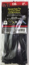 8" STANDARD DUTY, UV BLACK, 10