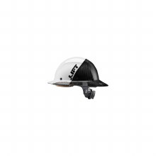 WHT/BLK CARBON FIBER HARD HAT