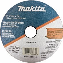 5" CUT-OFF WHEEL, METAL