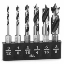 6PC WOOD STUBBYBIT SET