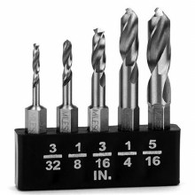 5PC METAL STUBBYBIT SET