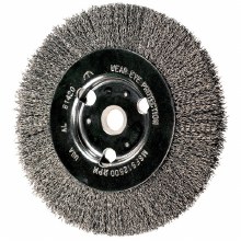 6" CRIMPED WHEEL.014 WIRE, 2" ARBOR