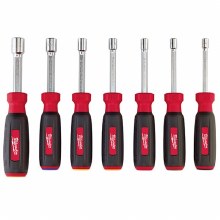 7pc MAG. HOLLOW MM NUT DRVRS