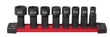 Box Ratchet Socket SAE Set 8PC