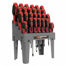 26PC SCREWDRIVER SET W/ RACK