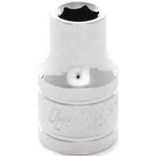 3/8" x 1/2" DR SHALLOW CHROME SOCKET 6PT