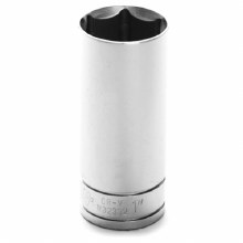 1" x 1/2" DR DEEP CHROME SOCKET 6PT