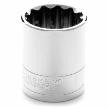 1" x 1/2" DR SHALLOW CHROME SOCKET 12PT