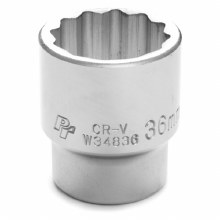 36MM x 3/4" DR SHALLOW CHROME SOCKET 12PT