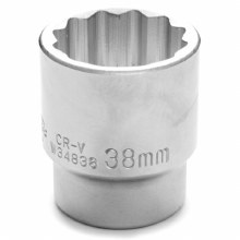 38MM x 3/4" DR SHALLOW CHROME SOCKET 12PT