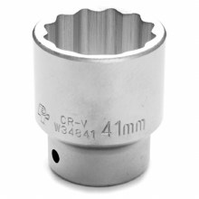 41MM x 3/4" DR SHALLOW CHROME SOCKET 12PT