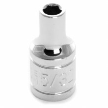 5/32" x 1/4" DR SHALLOW CHROME SOCKET 6PT