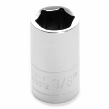 3/8" x 1/4" DR SHALLOW CHROME SOCKET 6PT