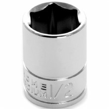 1/2" x 1/4" DR SHALLOW CHROME SOCKET 6PT