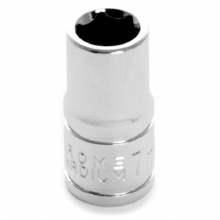7MM x 1/4" DR SHALLOW CHROME SOCKET 6PT