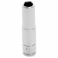7MM x 1/4" DR DEEP CHROME SOCKET 6PT