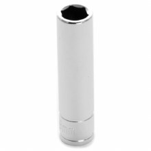 8MM x 1/4" DR DEEP CHROME SOCKET 6PT